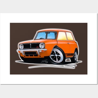 Mini 1275GT Orange Posters and Art